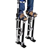 Decorators Stilts Aluminium Stilts Painter's Stilts Stilts Builders Drywall Plastering 15'-64' Adjustable Aluminium Drywall Stilts Builder Painting Plastering,15 to 23 inches (32 to 48 inches)