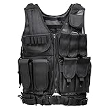 Himal Tactical Vest for Men-600D Encryption Polyester-Military Vest-Adjustable Lightweight Combat Vest