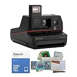 Polaroid Impulse 600 Instant Film Camera (Anthracite Black) with 600 Color Film, Photo Box and DIY Postcard Keepsake Set Bundle (3 Items)