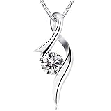 Valentine's Day Elegant Necklace Fashion Jewelry Charm Silver Plated Pendant Hollow Retro Necklace (Silver)