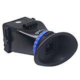 Mcoplus ST-1 Collapsible Camera LCD Viewfinder, 3X Magnification Universal LCD Viewfinder Extender for 3.2'' Screen Canon Nikon DSLR Camera