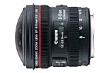Canon EF 8-15mm f/4L Fisheye USM Ultra-Wide Zoom Lens for Canon EOS SLR Cameras (Renewed)