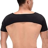 Exceart Double Shoulder Support Shoulder Wrap Protector Shoulder Strap Brace for Outdoor Hiking Lifting Sports (Size M)