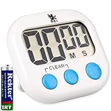 H&S Kitchen Timer Digital Cooking Timer - Magnetic Countdown Clock Large LCD Screen Loud Alarm - Digital Clock - Productivity Timer - Visual Timer - Kitchen Timers for Cooking - Timer for Kids