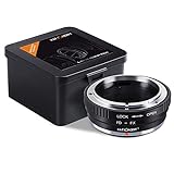 K&F Concept Lens Mount Adapter Canon FD Lens to Fujifilm FX Mount Mirrorless Camera Adapter