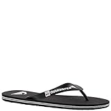 Quiksilver Men's Molokai 3 Point Flip Flop Sandal, Black/Black/White, 12