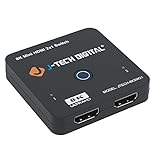 8K HDMI 2.1 Mini Switch 2 in 1 Out 48Gbps 8K 60Hz 4K 120Hz HDR / HDR10 HDMI Switcher for Xbox PS5 BluRay with Auto Switch by J-Tech Digital [JTECH-8KSW21]