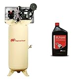 Ingersoll Rand 2340L5 5 HP 60 Gallon Two-Stage Air Compressor (230V, Single Phase) with 1L Bottle of All Season Select Synthetic Lubricant