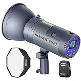 Neewer Vision 4 300W Li-ion Battery Powered Outdoor Studio Flash Strobe (1000 Full Power Flashes with 2.4G System, Trigger Included), Bowens Mount for Video Location Photography