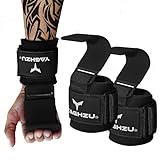 YAGHZU Weight Lifting Hooks, Padded Weight Lifting Straps Wrist Straps for Men and Women, Premium Deadlift Straps for Weightlifting and Powerlifting, Weight Lifting Gloves for Pull Ups