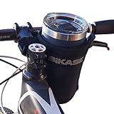 Bev Wrap - Adjustable & Insulated cup/bottle holder for your bike. Fits all bottles up to 3' in diameter. Compatible with Nalgene, Yeti, Hydroflask, and others. Great for bicycles, strollers, & ATV's.