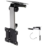 InstallerParts 13'-27' RV TV Ceiling Mount for Under Cabinet Kitchen, Aluminum TV Bracket Folding, Retractable, Fold Down for LED, LCD,TV, Monitor, Flat Screens 75x75 and 100x100