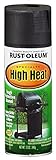 Rust-Oleum 7778830-2PK Enamel High Heat Spray Paint, 12 Ounce (Pack of 2), Bar-B-Que Black, 2 Pack