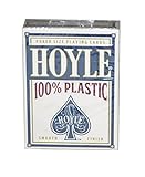Hoyle Blue Poker Sized 100% Plastic Playing Cards