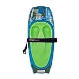 JUSTOOP Kneeboard Water Sport with Adjustable Velcro Strap, Knee Board for Knee Boarding, Waterboarding, Knee Surfing, Kneeboard with Hook for Kids and Adults, Green