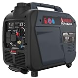 A-iPower Portable Inverter Generator Dual Fuel, 4300W RV Ready, EPA & CARB Compliant CO Sensor, Light Weight With Telescopic Handle For Backup Home Use, Tailgating & Camping (SUA4300iD)