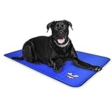 Arf Pets Dog Self Cooling Mat Pad 35” x 55” for Kennels, Crates and Beds, Non-Toxic, Durable Solid Cooling Gel Material. No Refrigeration or Electricity Needed, Extra Large