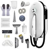 DAYOO Portable Whole-house Steam Cleaner - 10s Instant Hot to 221°F Handheld Steamer 1600W, Chemical-free Steam Cleaning Remove Odor for Home Use Floor Car Grout Tiles Carpet Upholstery