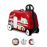 Radio Flyer 3-in-1 Happy Traveler Camper, Ride on Toy, Toddler Carry-On Storage, Ages 2-5