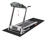 Treadmills Mat for Health & Fitness Exercise Equipment Mat- Anti Fatigue Floor Mat, 6mm Thick, Fitness Mat, Elliptical Mat, Jump Rope Mat, Gym Mat Used On Hard Floors and Carpet Protection 36'x60'
