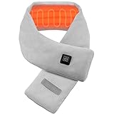 AKASO Heated Neck Wrap with 5000mAh Power Bank - Electric Heating Pad for Neck Pain Relief and Stiffness