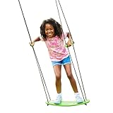 Swurfer Kick Stand Up Tree Swing, Outdoor Swing – Swingset Outdoor for Kids with Adjustable Handles, Outdoor Swing for Kids, Outdoor Play, Weatherproof, Easy Installation, 200 lbs, Ages 6+, Green