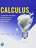 Calculus for Business, Economics, Life Sciences, and Social Sciences, Brief Version