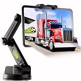 Truckules Tablet Mount for Truck - Heavy Duty, Tablet & iPad Mount Truck Dashboard Windshield 16.7 inch Long Arm, Super Suction Cup & Stable, Compatible with Tablet & iPad, Big Rig Truck 16.7 inch