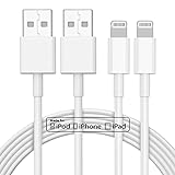 2pack 10ft iPhone Charger, [Apple MFi Certified] Long iPhone Charger Cord 10 ft, Apple Lightning to USB Cable, 10 Foot Fast Charging Cords for iPhone Charger 14/13/12/11/13 Pro/13 Max/X/XS/XR/XS