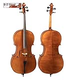 Old Spruce D Z strad Cello Model 800 Full Size 4/4 Handmade Cello with Case and Bow