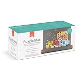 Puzzle Mat from Galison - Non-Slip Felt Mat (36' x 25'), 3 Elastic Straps and Two Piece Cardboard Cylinder for Storing Puzzle Pieces on The Go. Made by Us, with Our Puzzle Fan!