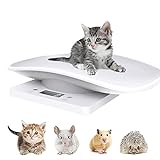 Digital Pet Scale , Multifunctional LCD Electronic Kitchen Food Scales , Vegetables Fruits Scale Kitchen Scale, Pet Scales for Dog/Cat/ Hamster/Tortoise/ Lizard Small Animals (White)