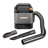 WORX WX030L.9 20V Power Share Cordless Cube Vac Compact Vacuum, Bare Tool Only, Black