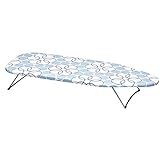 Household Essentials 122101 Small Tabletop Ironing Board with Folding Legs - Magic Rings Cover and Pad