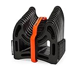 Camco Sidewinder RV Sewer Hose Support | Features a Lightweight, Flexible, and Durable Frame | Curve Around Obstacles | 10 Feet | Black (43031)