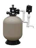 EasyPro PBF6000BL Pressurized Bead Filter with Blower for Ponds & Fish Systems / 6000 Gallon Max. / Biological & Mechanical Media Provides Excellent Filtration/Easy Intallation & Cleaning