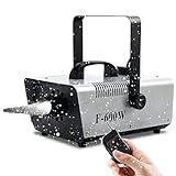 TCFUNDY Snow Machine 600W Snow Making Machine Snowflake Maker for Christmas Wedding Kids Party Stage Effect with Remote Control