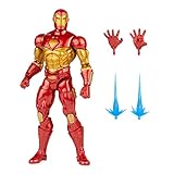 Hasbro Marvel Legends Series 6-inch Modular Iron Man Action Figure Toy, Includes 4 Accessories and 1 Build-A-Figure Part, Premium Design and Articulation