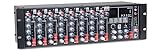 Pure Resonance Audio MX9 9 Channel Rack Mount Mixer with Bluetooth and Effects