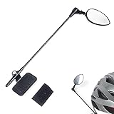 Tobefore Bike Helmet Mirror 360 Degree Adjustable Rotatable Cycling Rear View Mirror Lightweight for Cycling