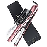 Hair Straightener for Thick Hair, FURIDEN Pro Steam Hair Straightener, Steam Flat Iron, Flat Irons for African American Hair