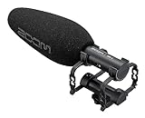 Zoom ZSG-1 Stereo On-Camera Microphone, for Capturing Dialogue and Sound Effects, Highly Directional, Shockmount, Lightweight, Use with Camera or Mobile Phone, for Content Creators