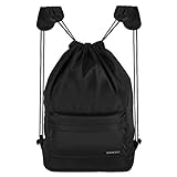 TENDYCOCO Drawstring Backpack Sport Lightweight Gymsack Multipurpose Travel Daypack for Women Men Gym Sports Yoga