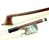 D Z Strad Cello Bow - Brazilwood Bow with Abalone Shell Frog