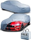 iCarCover 18-Layer Premium Car Cover Waterproof All Weather | Rain Snow UV Sun Hail Protector for Automobiles | Automotive Accessories | Full Exterior Indoor Outdoor Cover Fit for Sedan (180-189 inch)