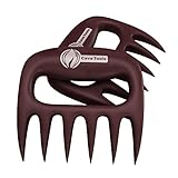 Cave Tools Meat Claws for Shredding Pulled Pork, Chicken, Turkey, and Beef- Handling & Carving Food - Barbecue Grill Accessories for Smoker, or Slow Cooker - Merlot