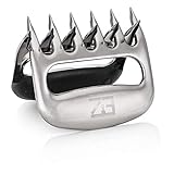 BBQFAM EZ Shredding Claws Stainless Steel Bear Claw Meat Shredders for BBQ. Perfect for shredding Pulled Pork, Poultry or just handling HOT bulky foods.