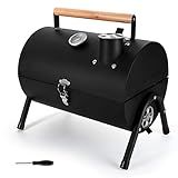 Leonyo Portable Charcoal Grill, Small BBQ Grill, Mini Tabletop Charcoal Grill, Compact Camping Grills for Outdoor Cooking, RV Traveling Picnic, Hibachi Griddle, Backyard Patio, Beach