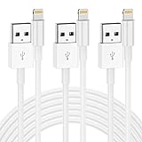 [Apple MFI Certified] iPhone Charger Cable 10 Ft, QZIIW 3Pack Extra Long USB to Lightning Cable 10 Feet,Apple Charging Power Cord 10 Foot for iPhone 14 13 12 11 Pro Max Mini XR X 9 8 7Plus 6 6s ipad
