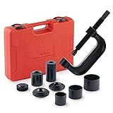 Orion Motor Tech Heavy Duty Ball Joint Press & U Joint Removal Tool Kit with 4x4 Adapters, for Most 2WD and 4WD Cars and Light Trucks